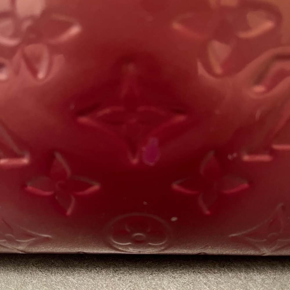 LOUIS VUITTON Vernis long dark red wallet *AUTHENTIC* - Picture 3 of 10